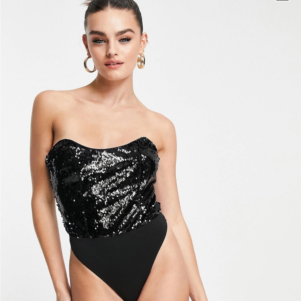 Sequin Bodysuit NWT size 4